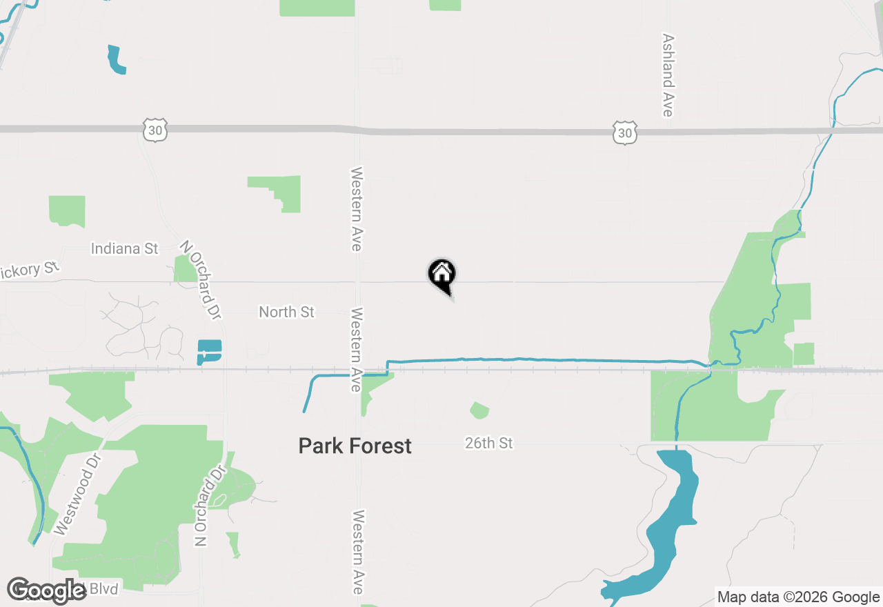 Map of 570 Andover Street, Chicago Heights, IL 60411