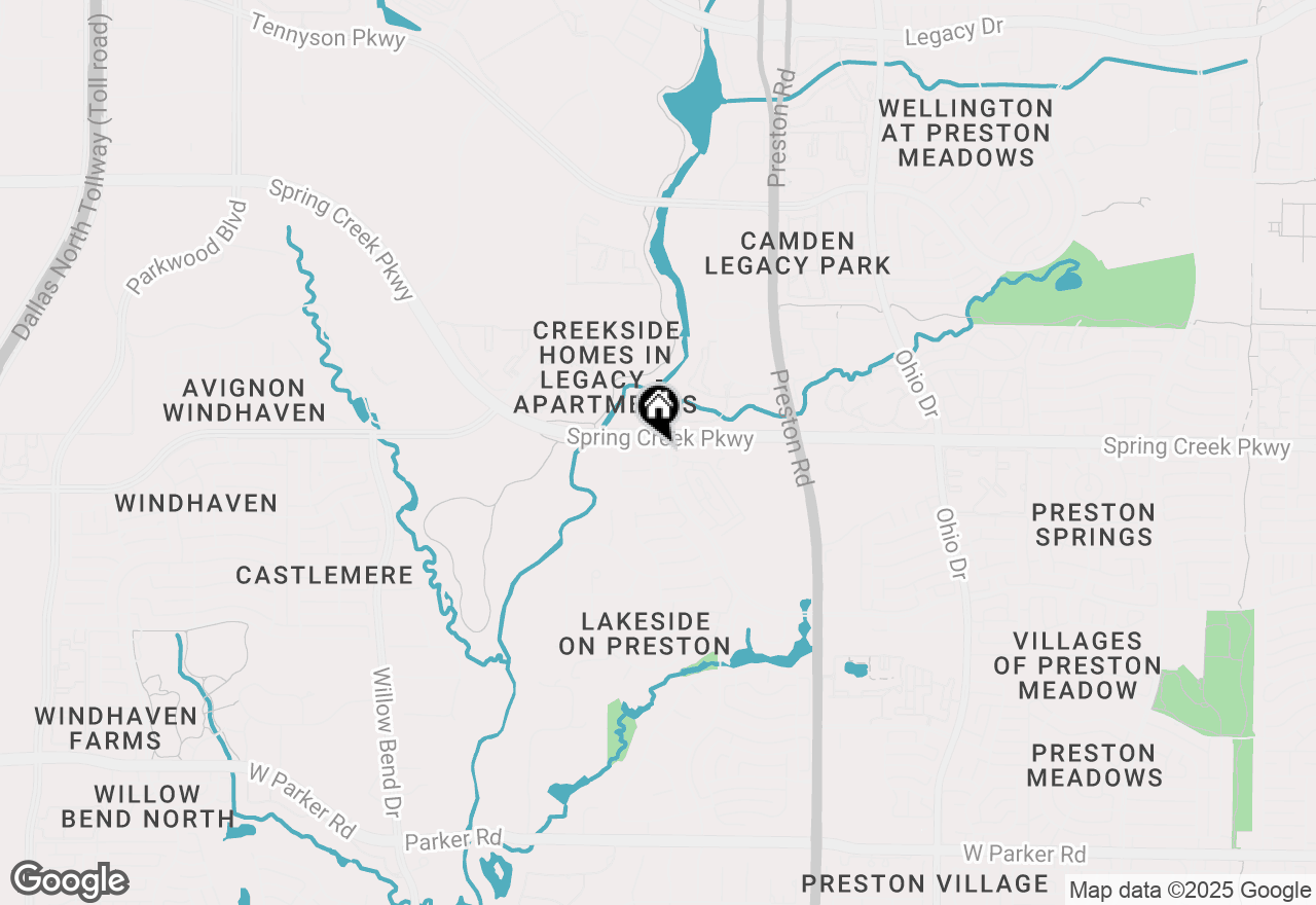 Map of 6008 Springhaven Drive, Plano, TX 75093