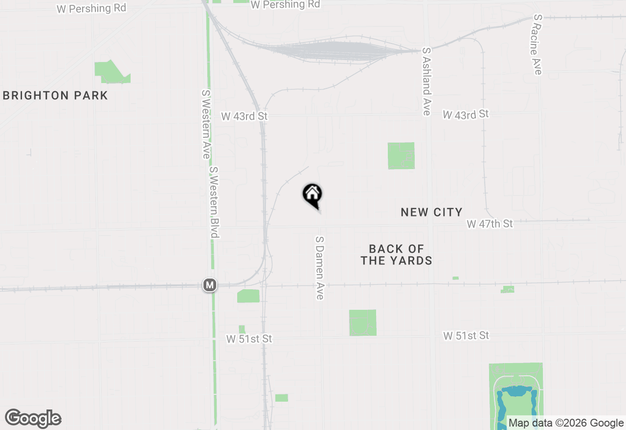 Map of 4614 S Damen Avenue, Chicago, IL 60609