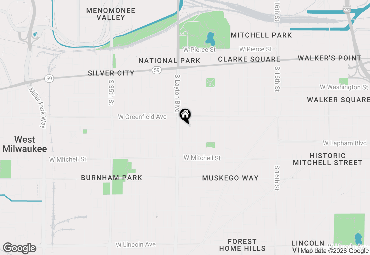 Map of 2607 W Orchard St, Milwaukee, WI 53204