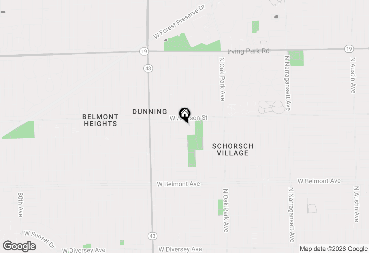 Map of 3529 N Nora Avenue, Chicago, IL 60634