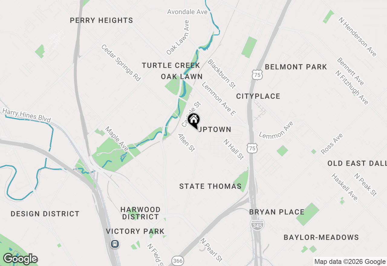 Map of 3100 Cole Avenue #108, Dallas, TX 75204