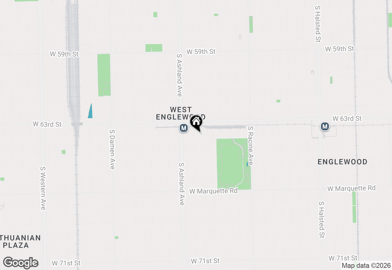Map of 6348 S Laflin Street, Chicago, IL 60636