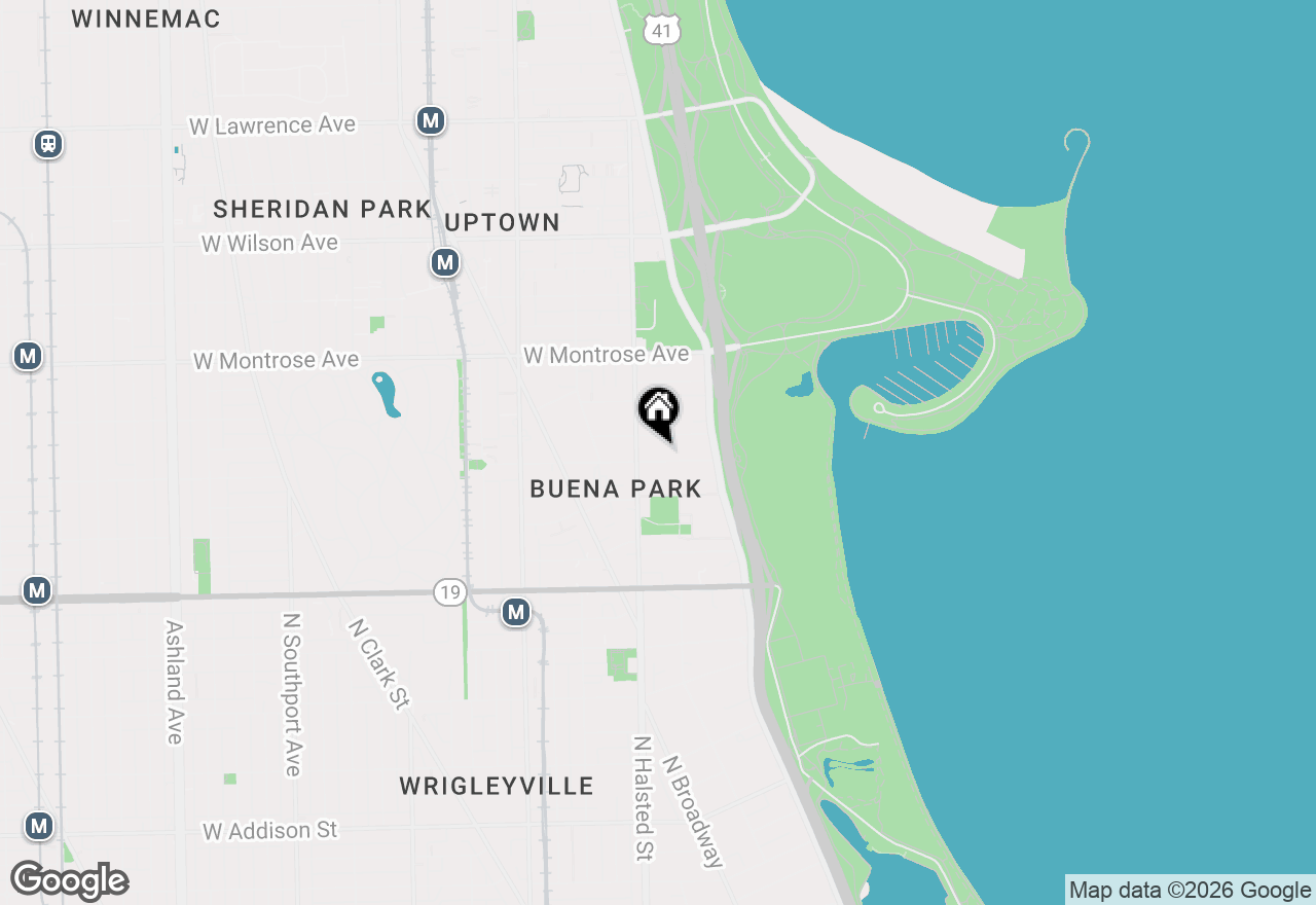 Map of 736 W Buena Avenue #208, Chicago, IL 60613