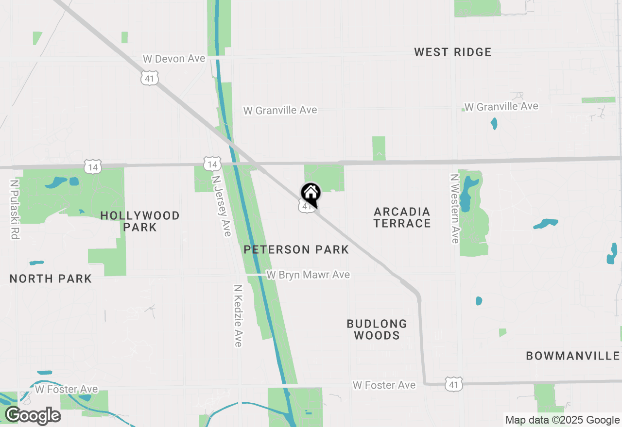 Map of 5824 N Lincoln Avenue #2B, Chicago, IL 60659