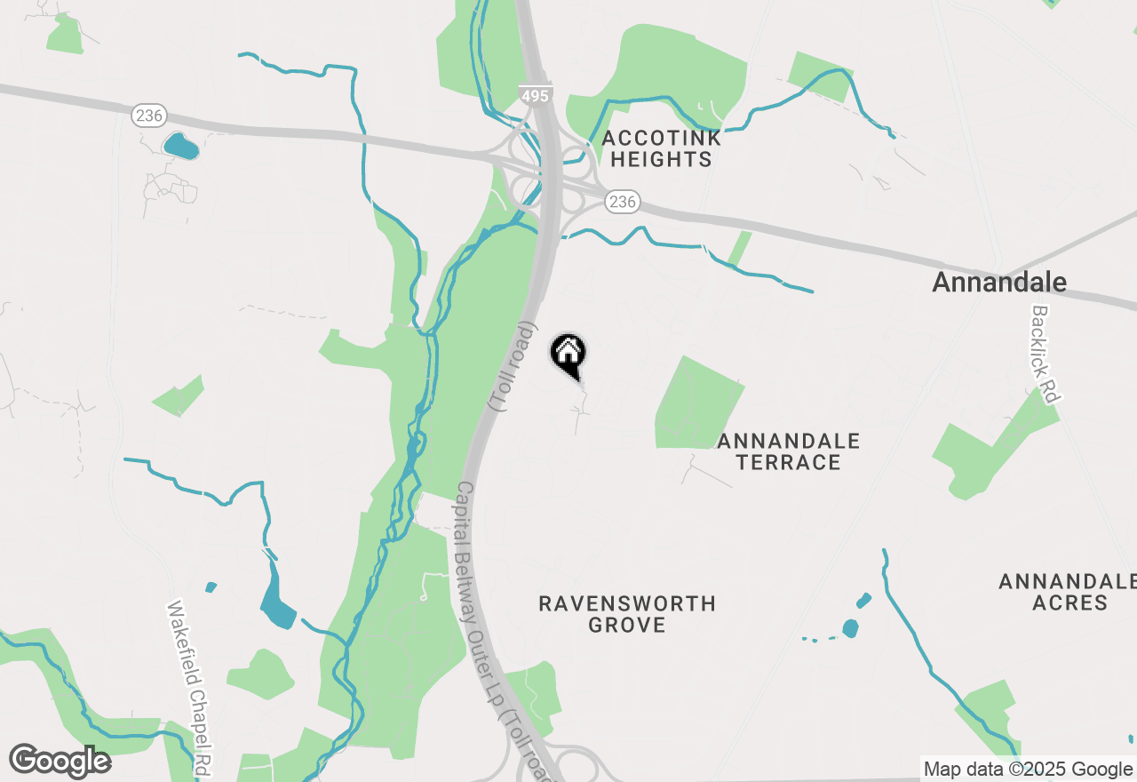 Map of 7807 Dassett Court #304, Annandale, VA 22003