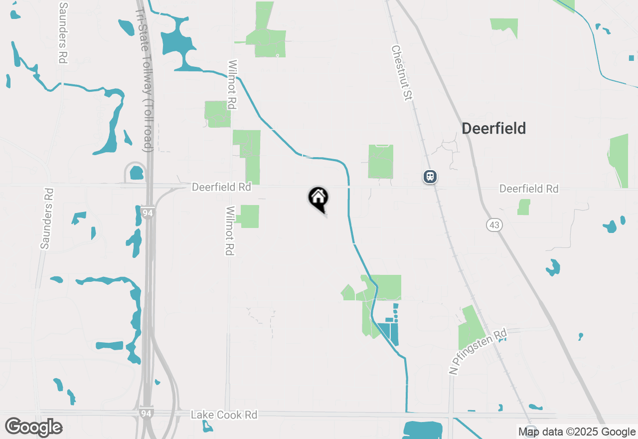 Map of 696 Lombardy Lane, Deerfield, IL 60015