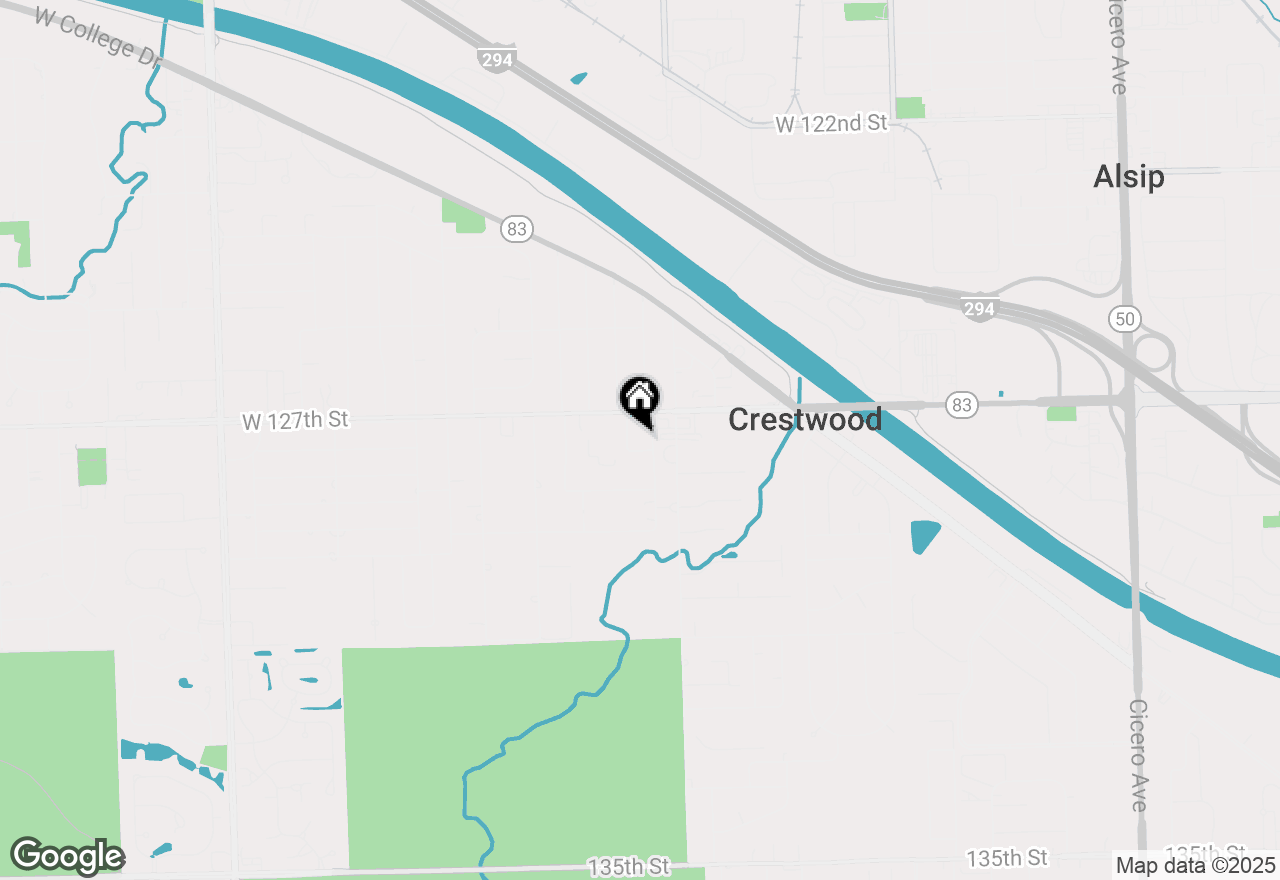 Map of 5715 Park Place #J2, Crestwood, IL 60418