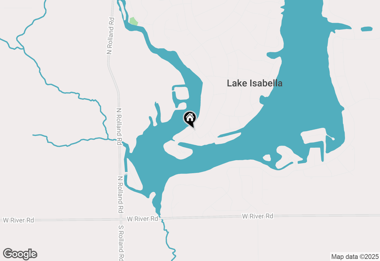 Map of 1276 Queensway Drive, Lake Isabella, MI 48893