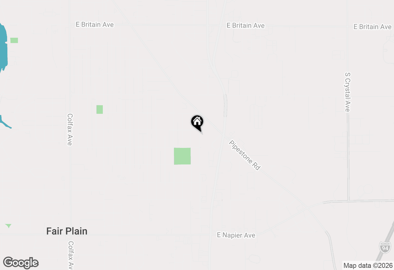 Map of 1132 Milton Street, Benton Harbor, MI 49022