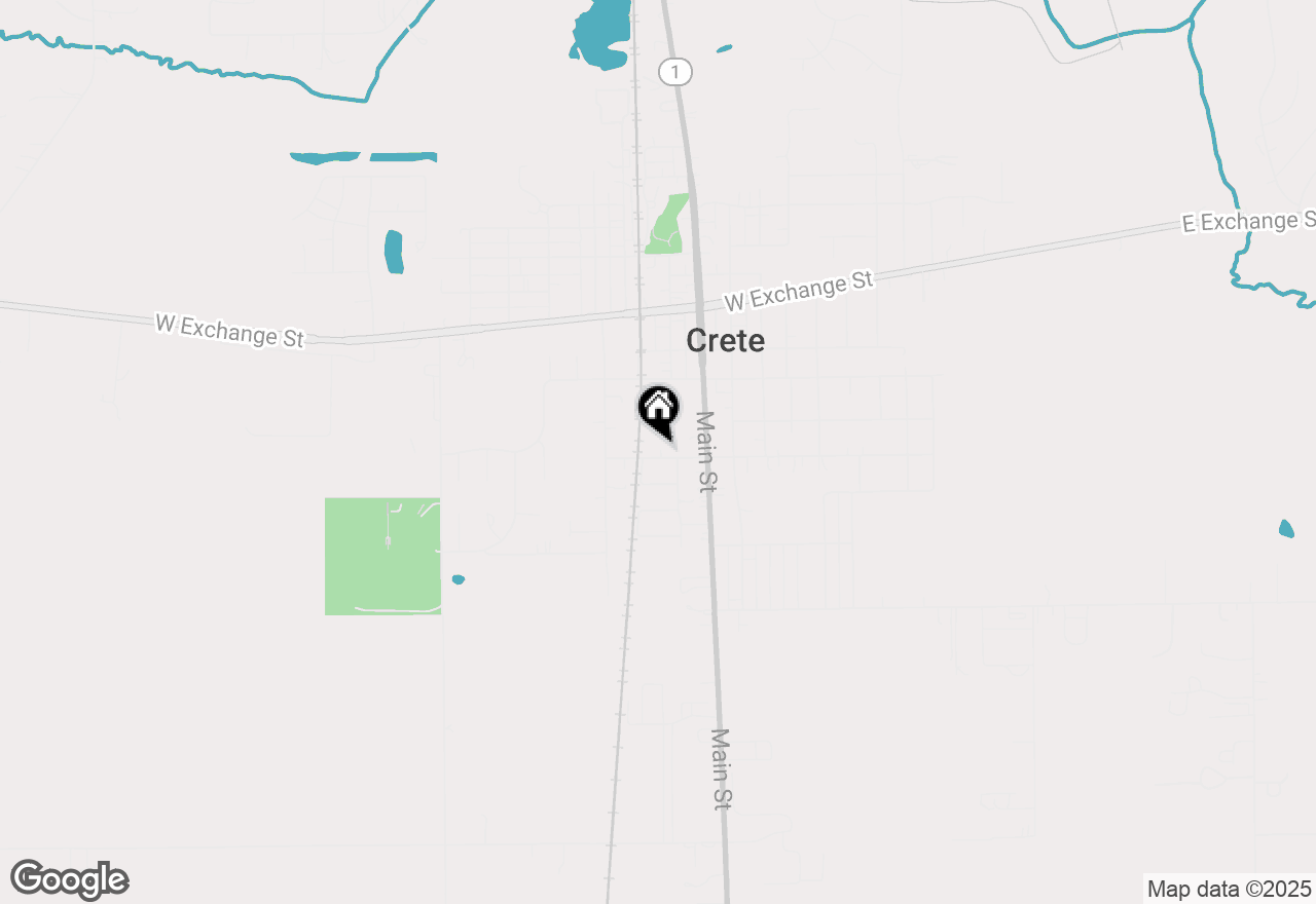 Map of 533 Herman Street, Crete, IL 60417