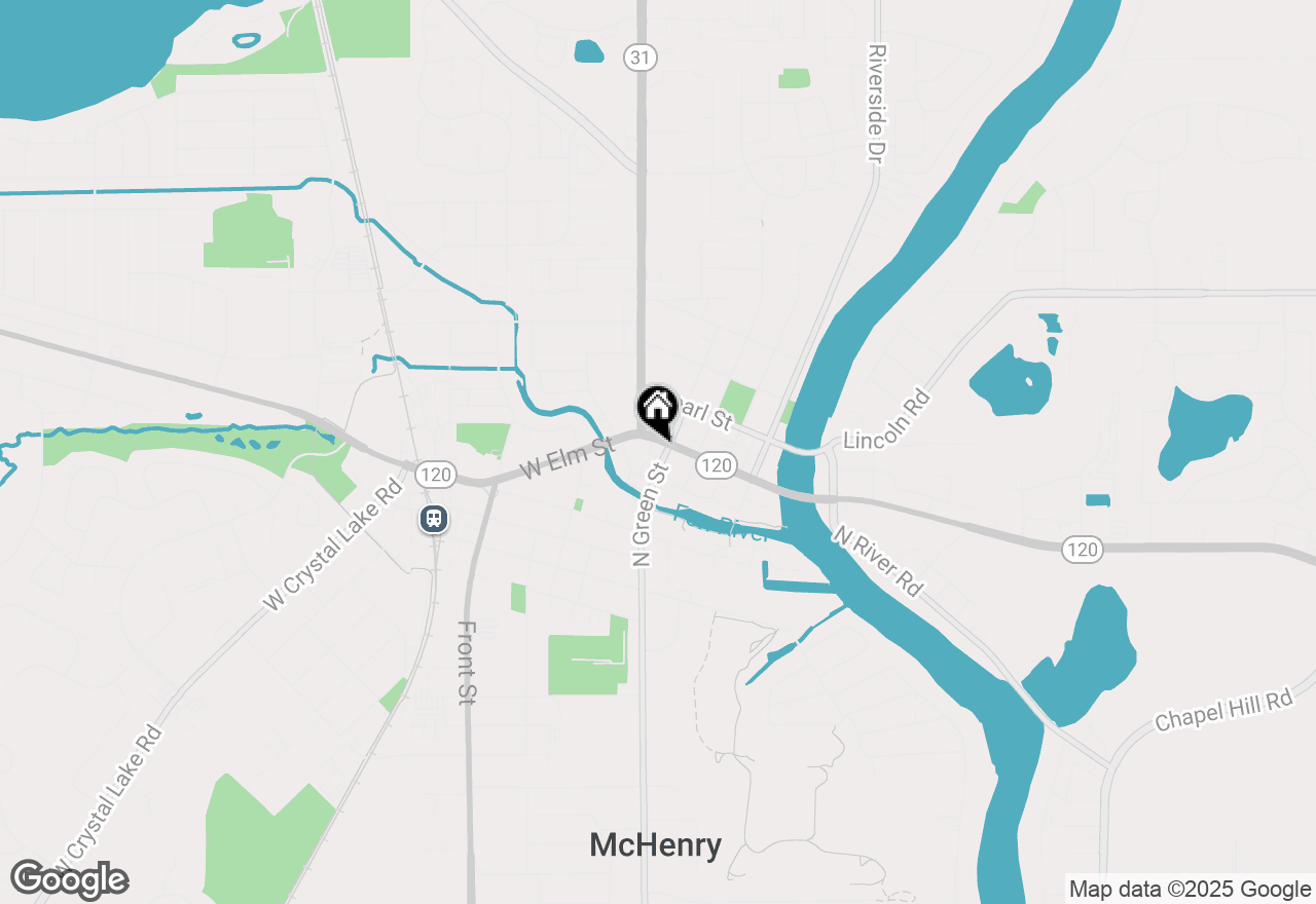 Map of 1257 N Green Street, Mchenry, IL 60050