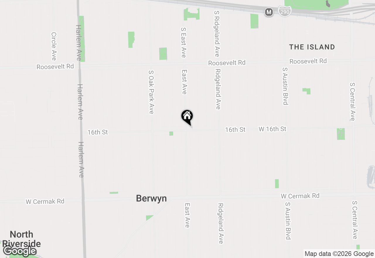 Map of 6543 16th Street #1N, Berwyn, IL 60402