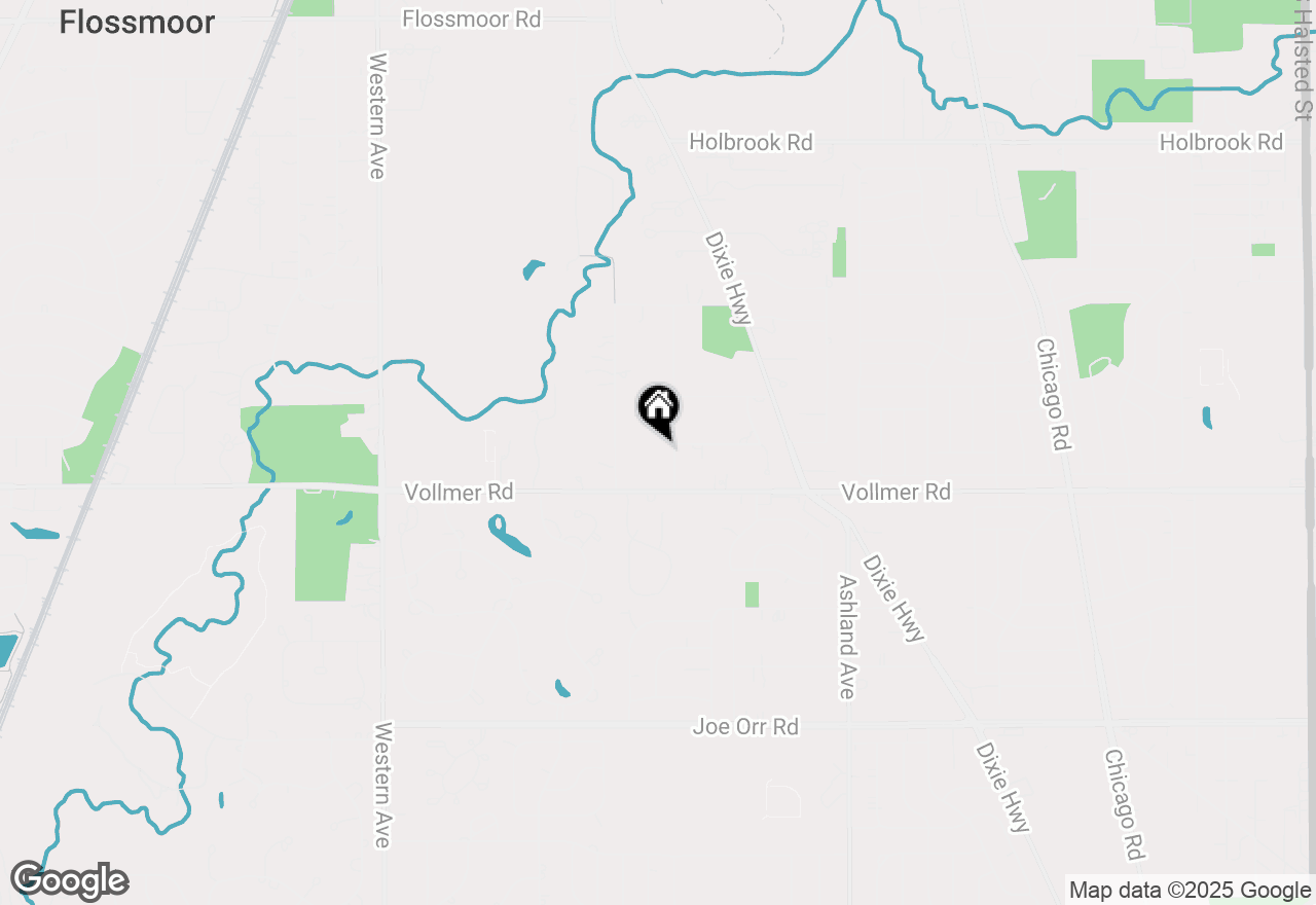 Map of 1820 Princeton Road, Flossmoor, IL 60422