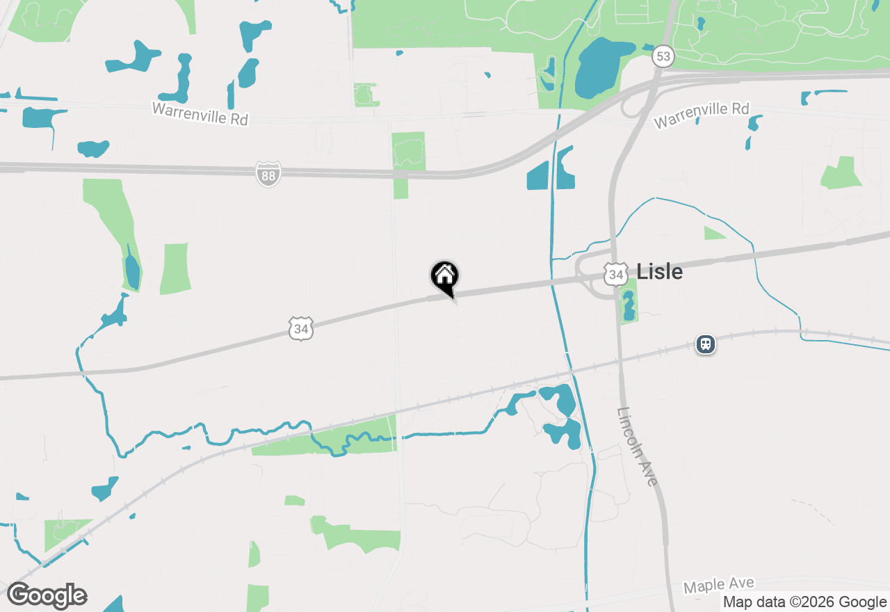 Map of 1809 Ogden Avenue, Lisle, IL 60532