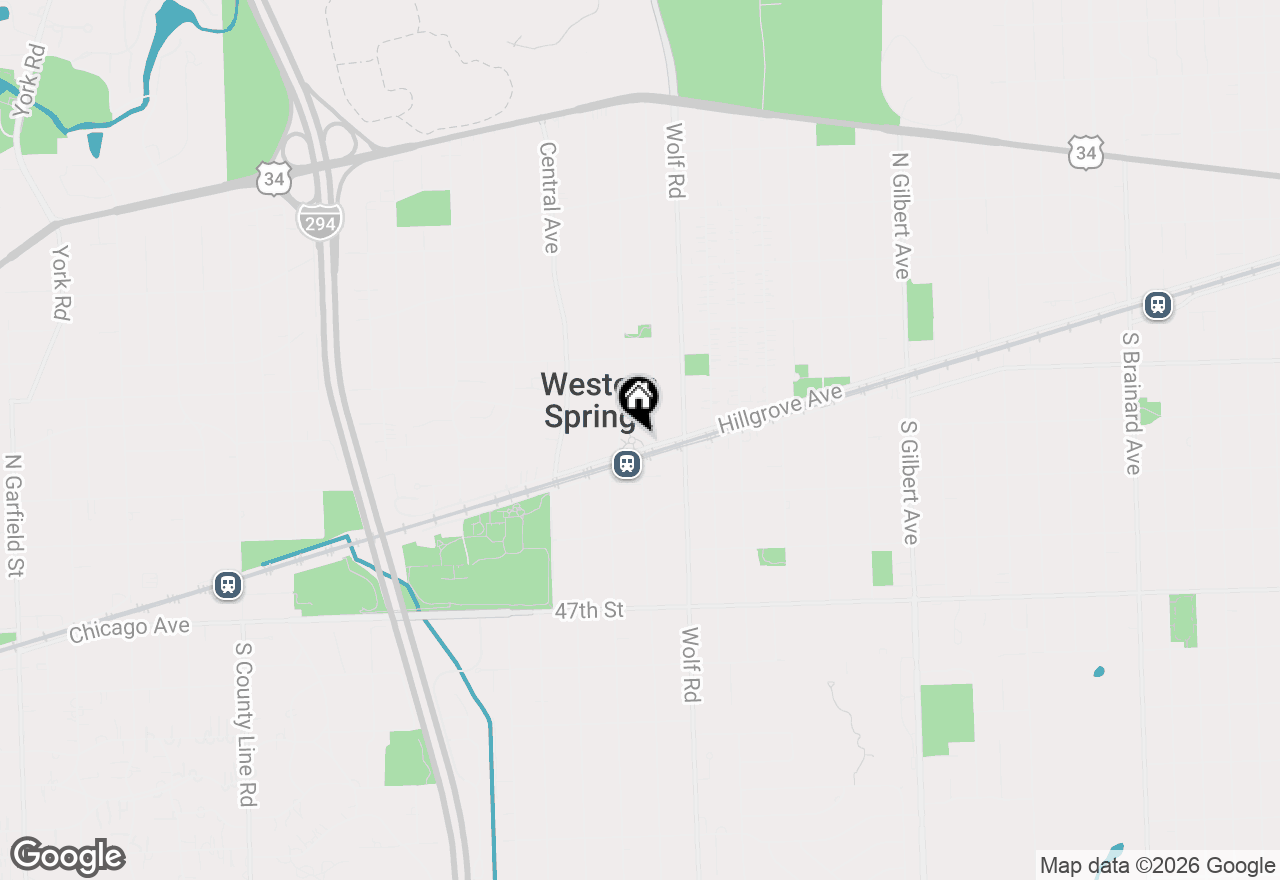 Map of 1107 Hawthorn (lot 141) Lane, Western Springs, IL 60558