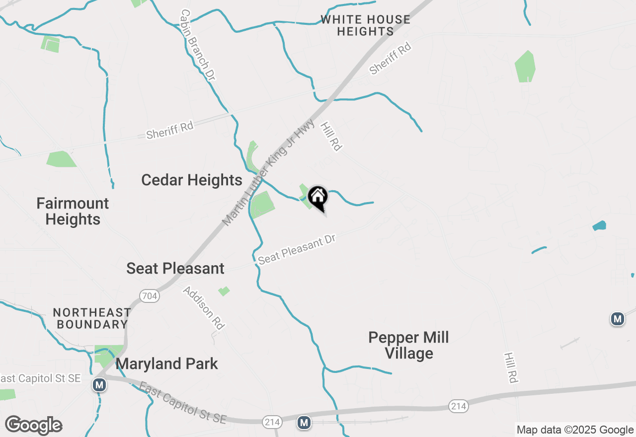 Map of 803 Booker Drive, Capitol Heights, MD 20743