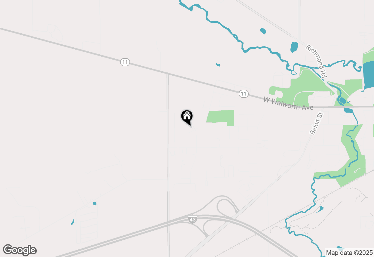 Map of 213 Cedar Ave, Delavan, WI 53115