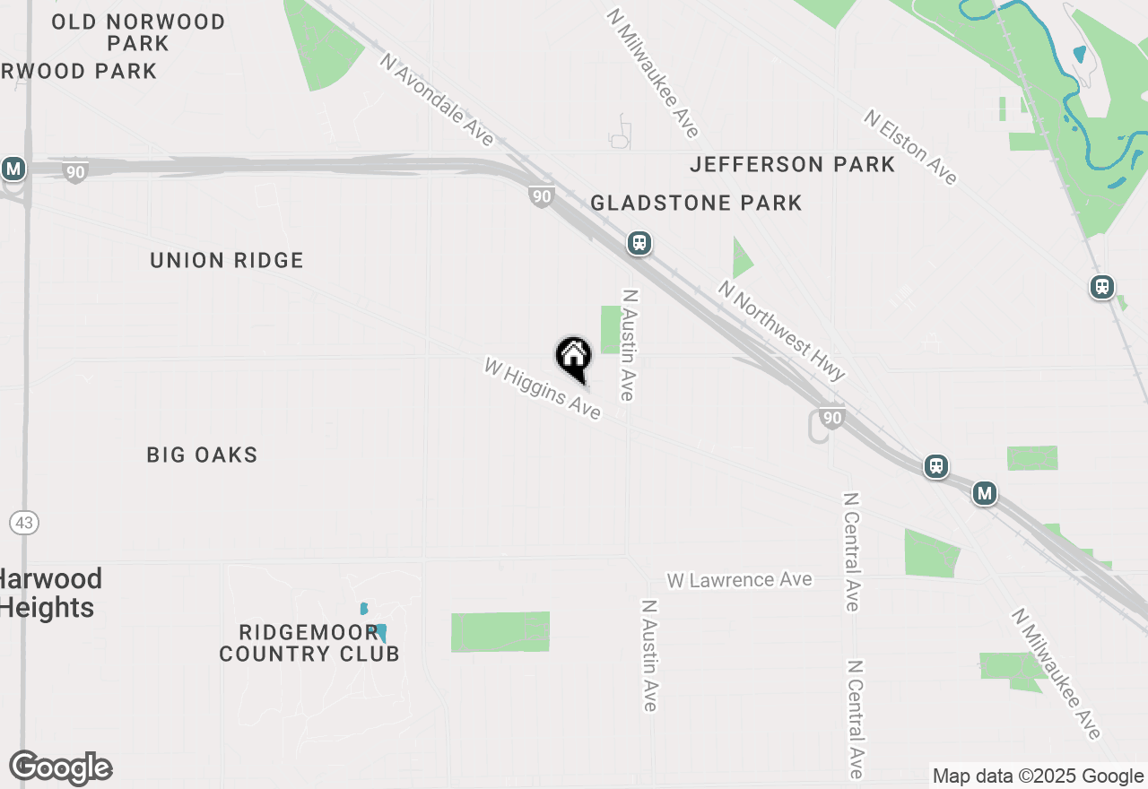 Map of 6108 W Higgins Avenue, Chicago, IL 60630