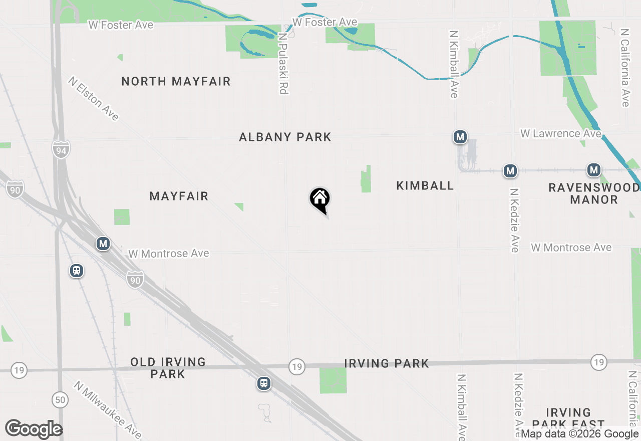 Map of 3848 W Sunnyside Avenue #1E, Chicago, IL 60625