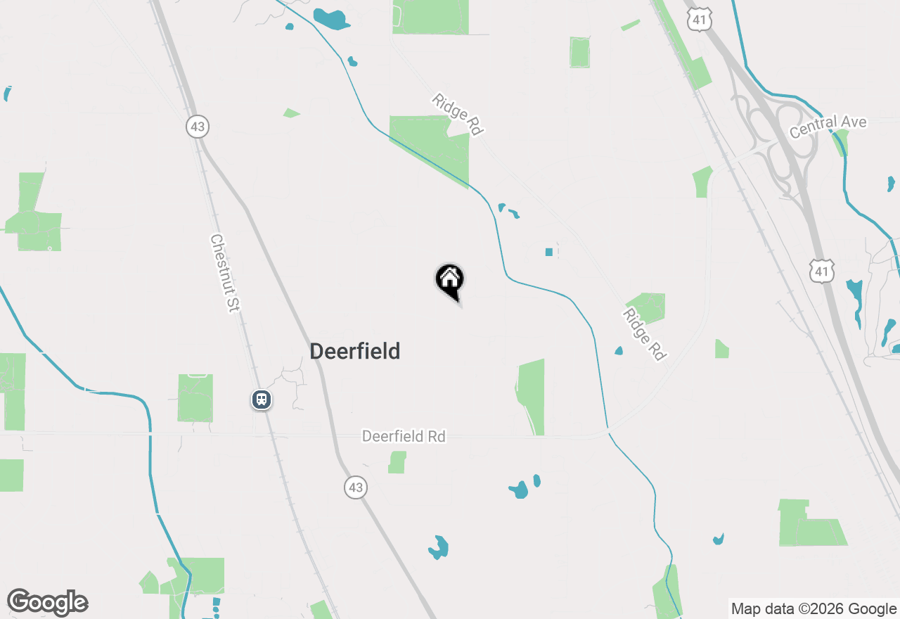 Map of 1114 Oxford Road, Deerfield, IL 60015