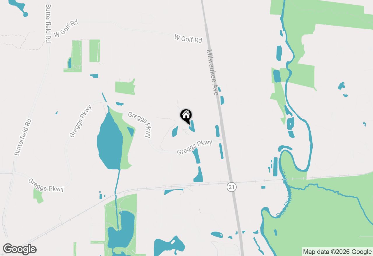 Map of 1871 Crenshaw Circle, Vernon Hills, IL 60061