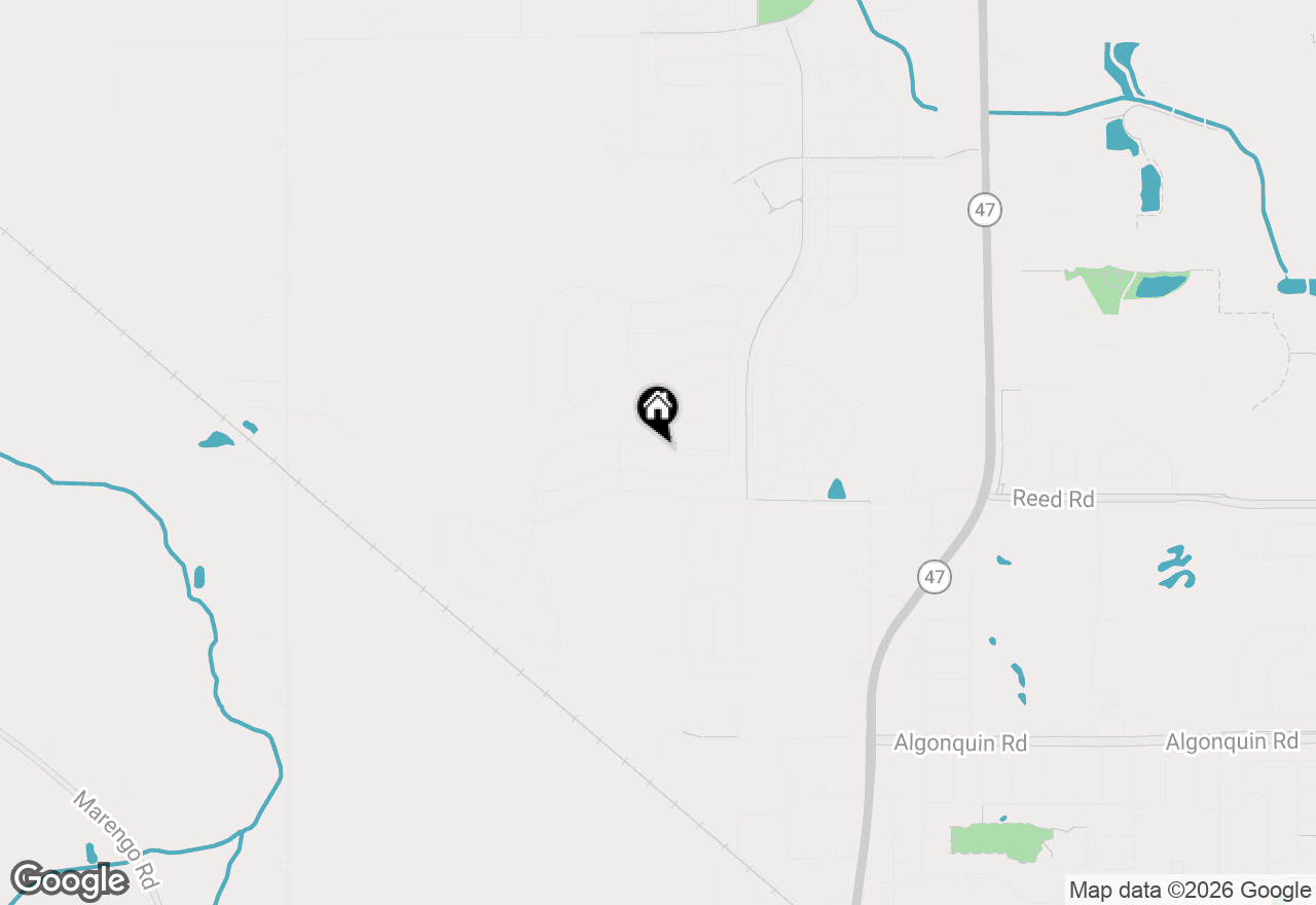 Map of 12309 Garlieb Drive, Huntley, IL 60142