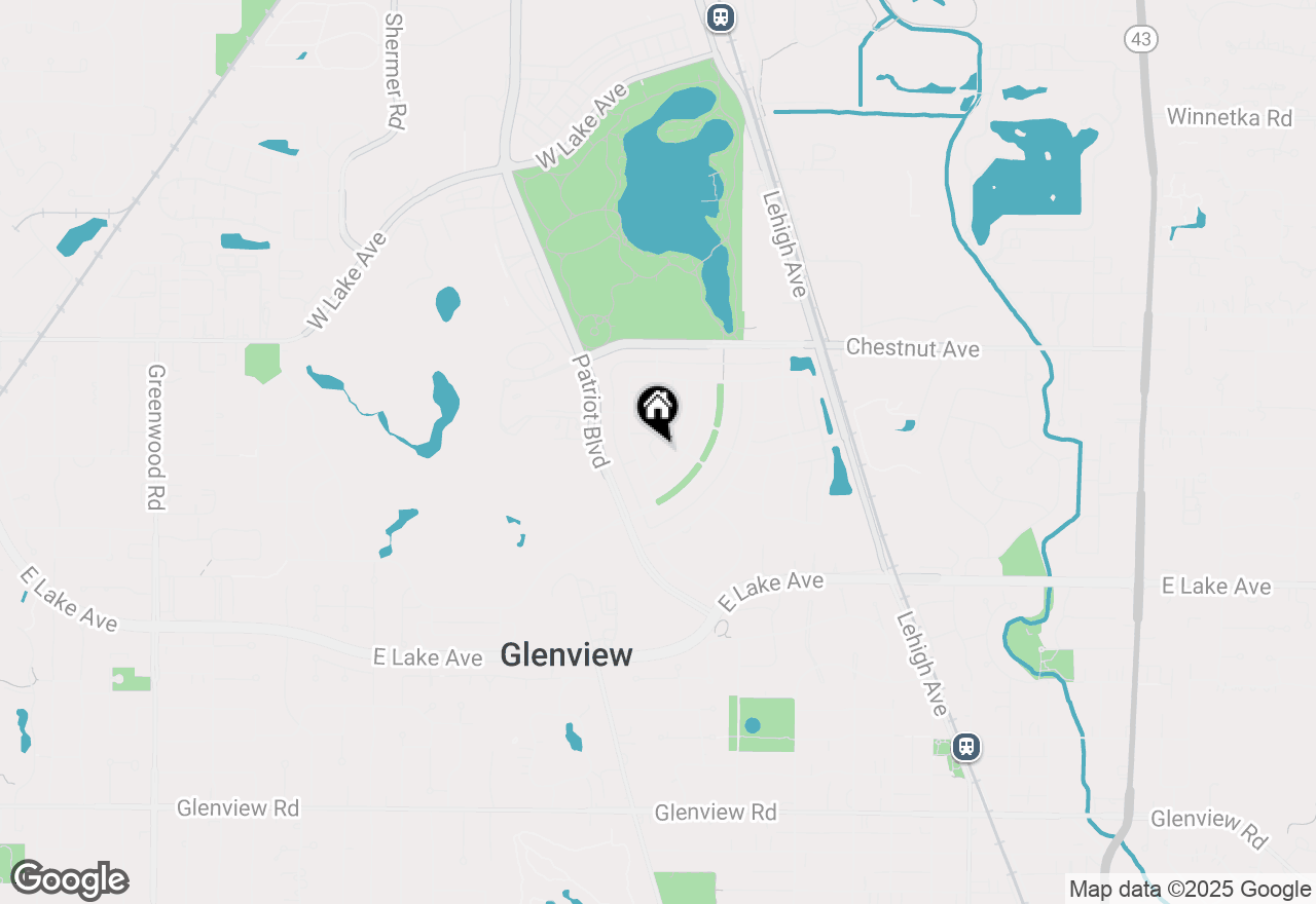 Map of 1578 Annapolis Drive, Glenview, IL 60026