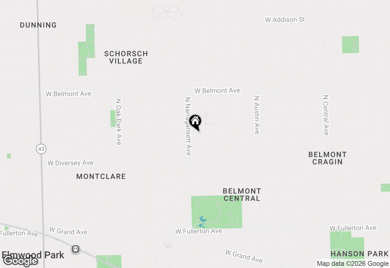 Map of 2930 N Mulligan Avenue, Chicago, IL 60634