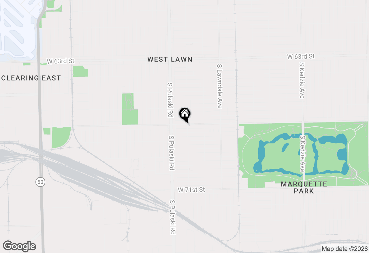 Map of 3907 W Marquette Road, Chicago, IL 60629