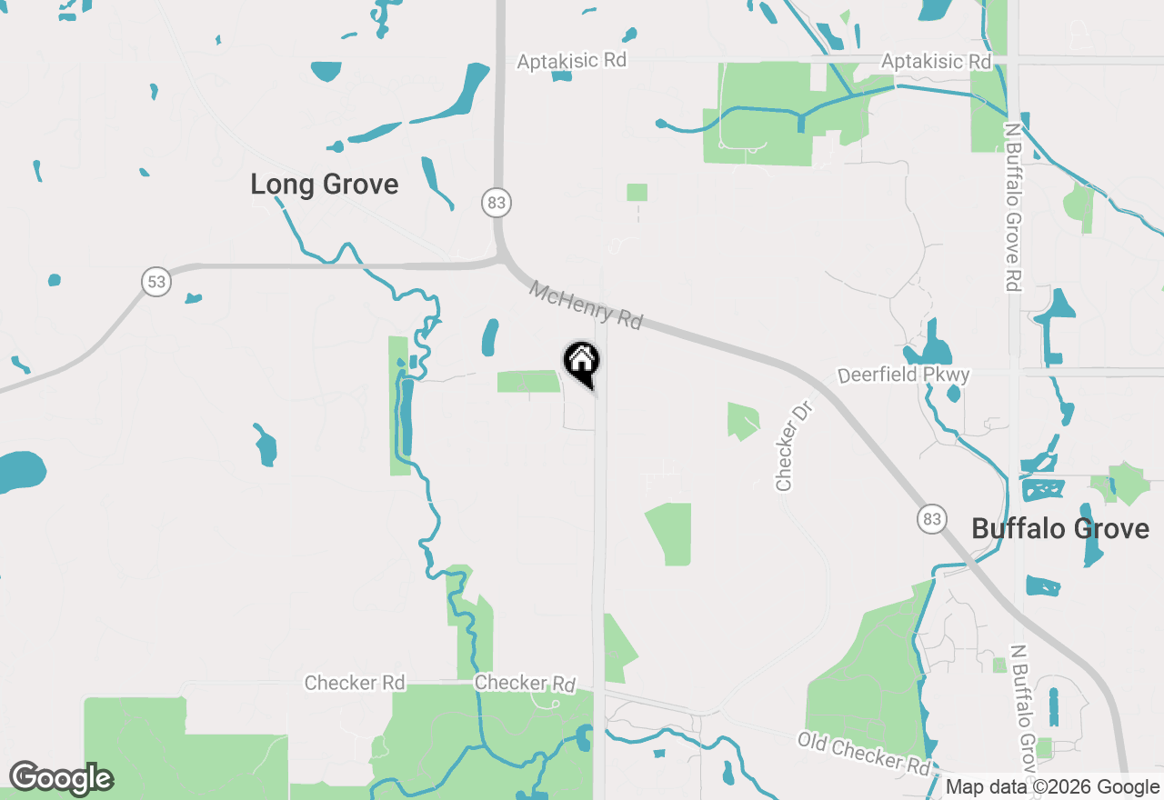 Map of 1058 Providence Lane, Buffalo Grove, IL 60089