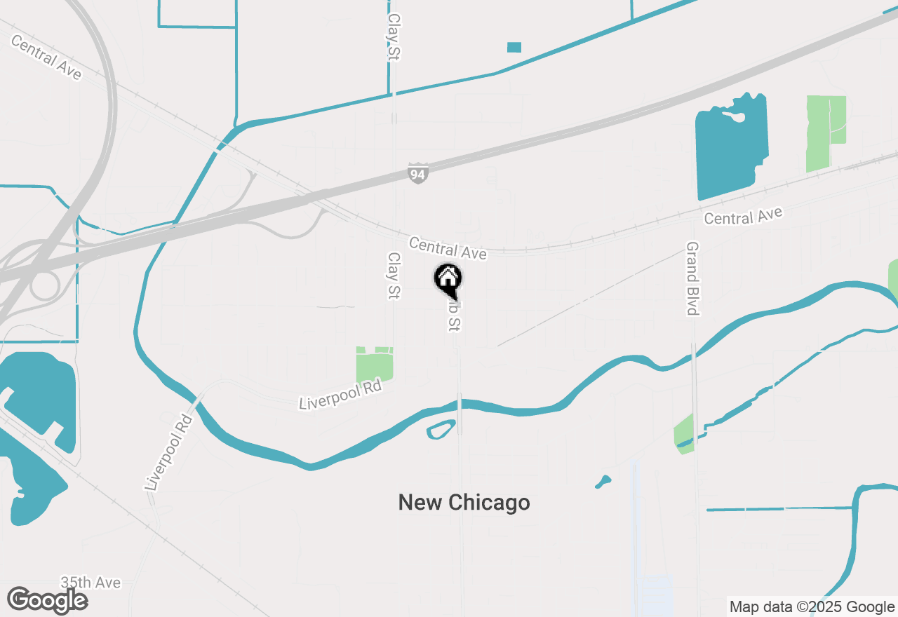 Map of 2808 Dekalb Street, Lake Station, IN 46405