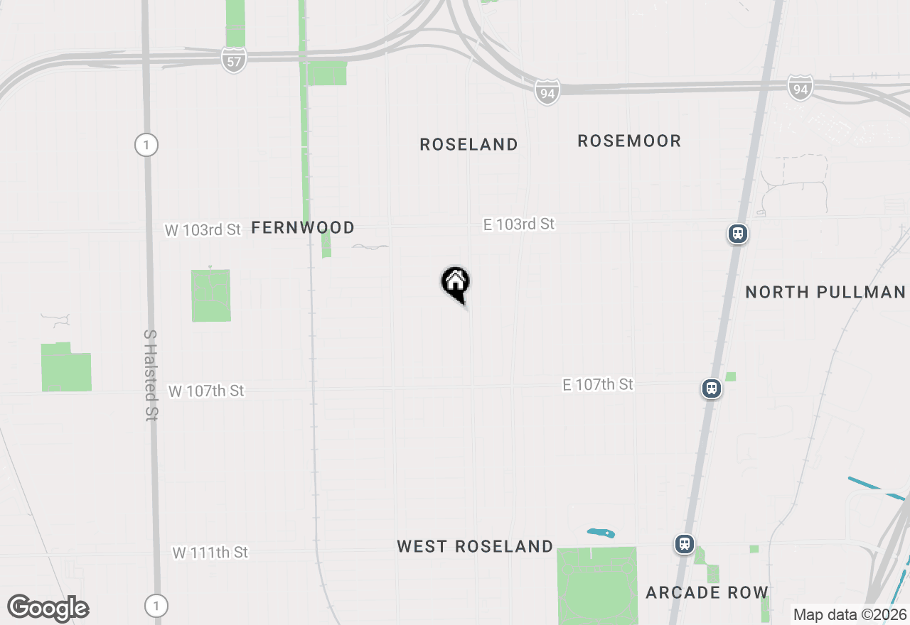 Map of 10507 S Lafayette Street, Chicago, IL 60628