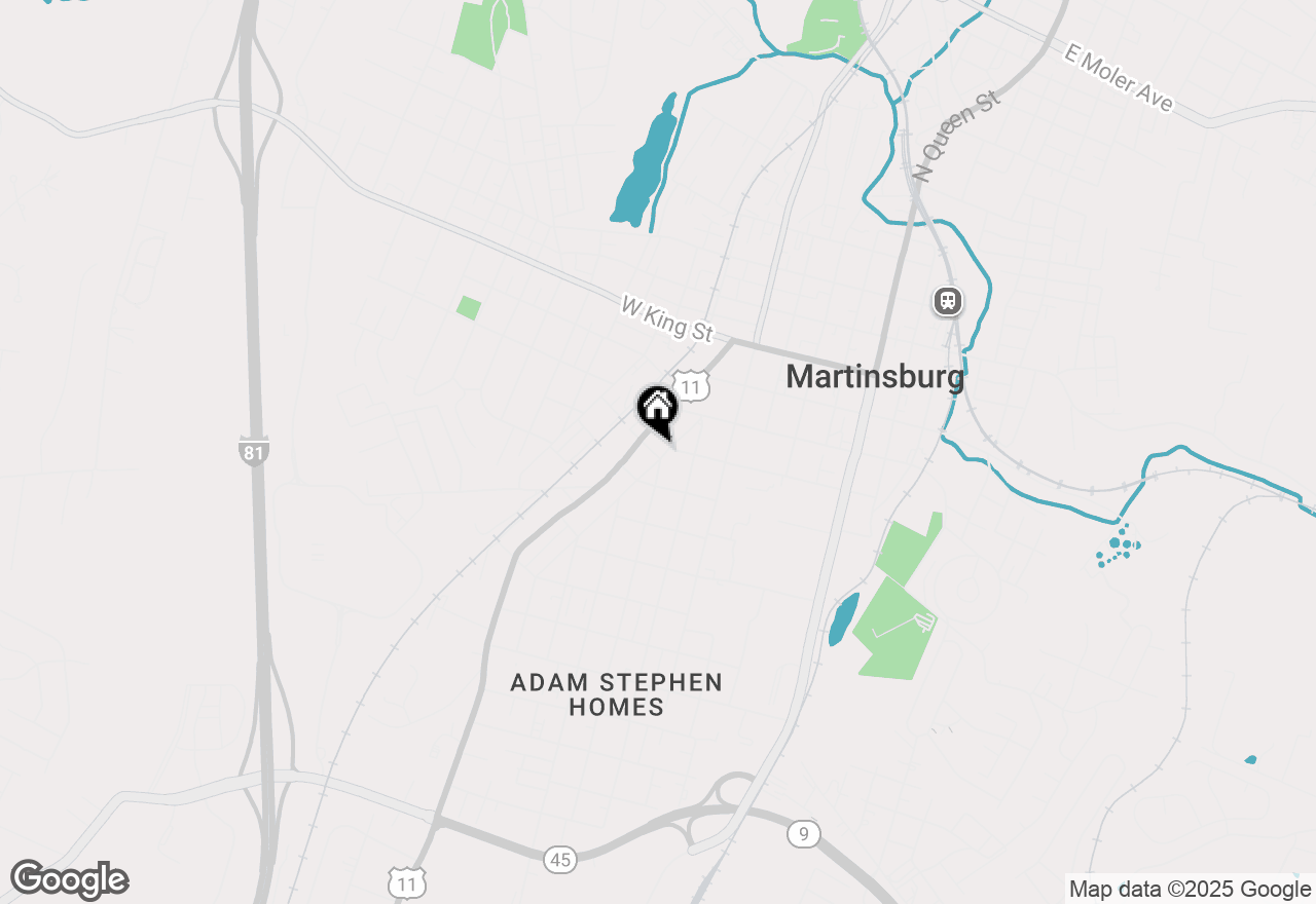 Map of 449 / 451 Faulkner Avenue, Martinsburg, WV 25401