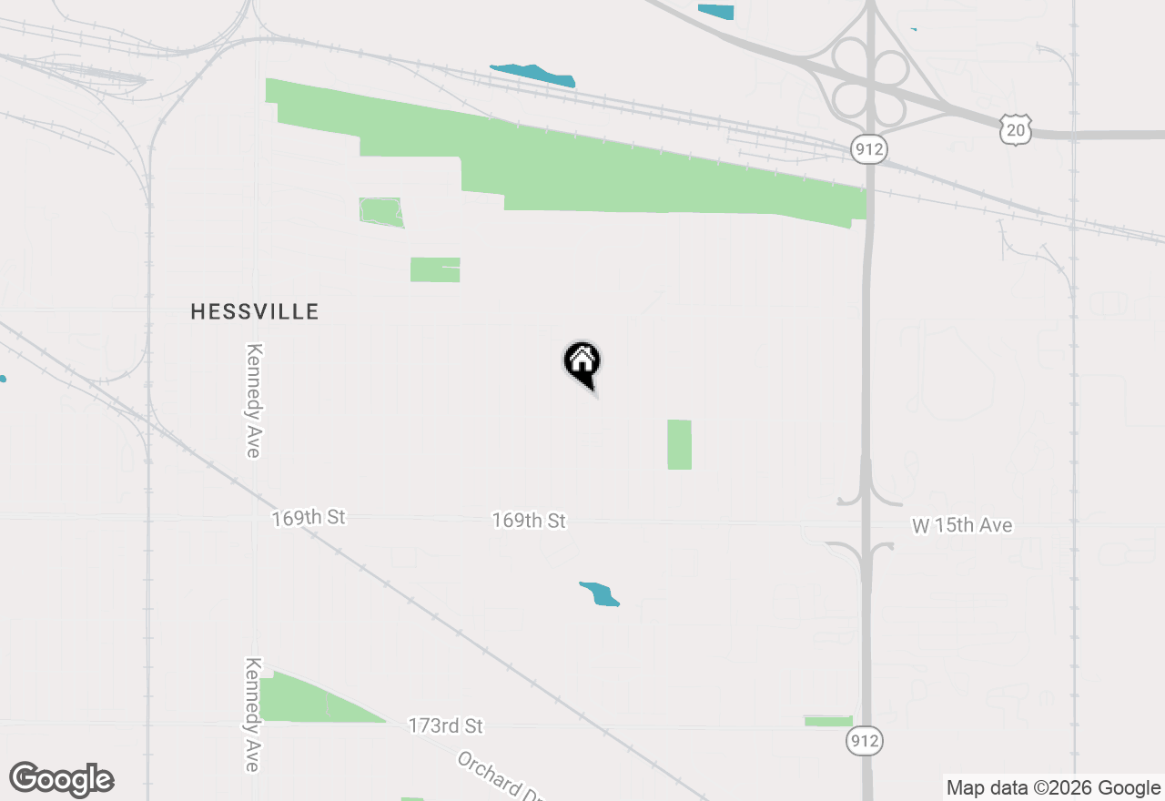 Map of 6636 Maryland Avenue, Hammond, IN 46323