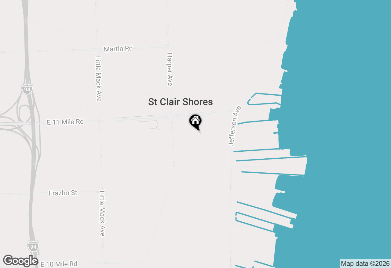 Map of 21712 Yale Street, St Clair Shores, MI 48081