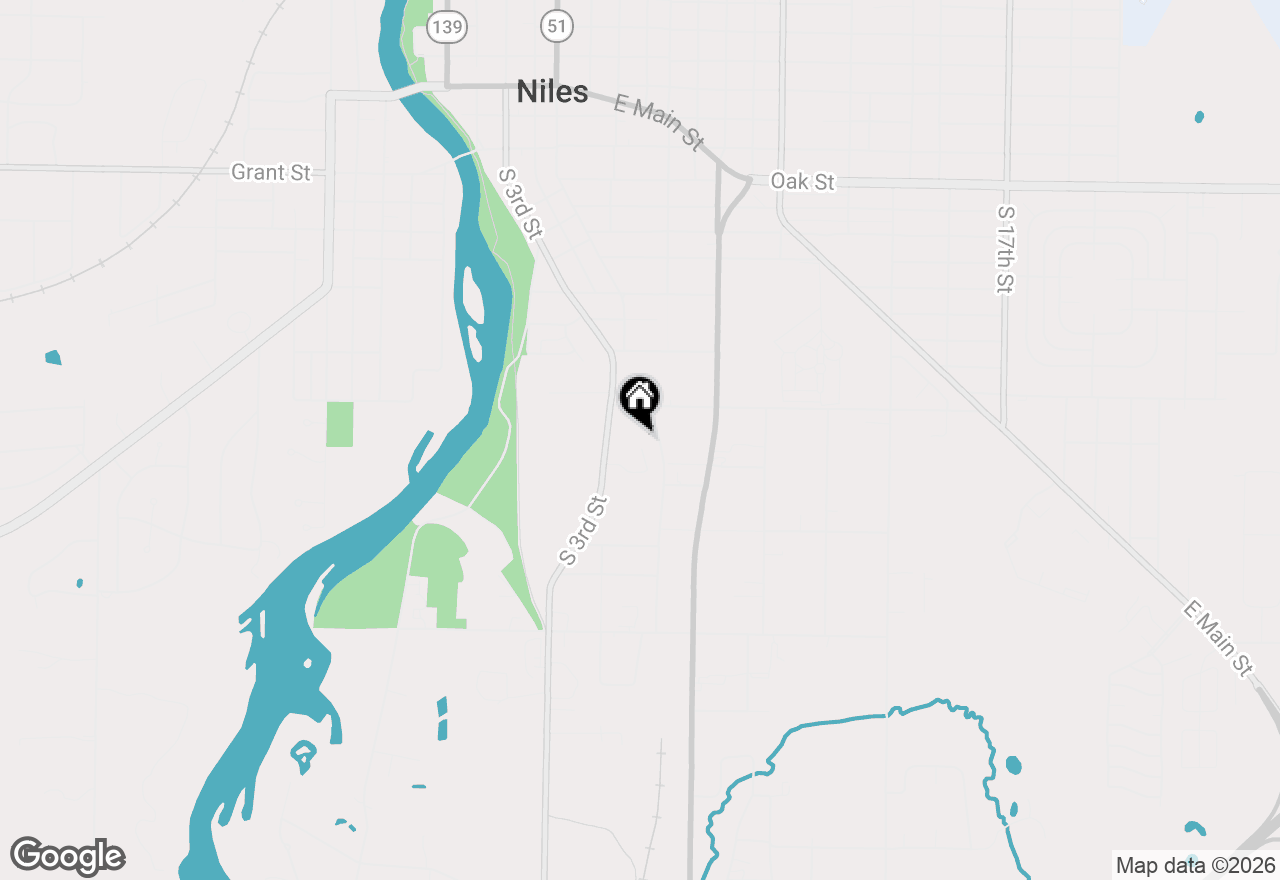 Map of 440 Carefree Court, Niles, MI 49120