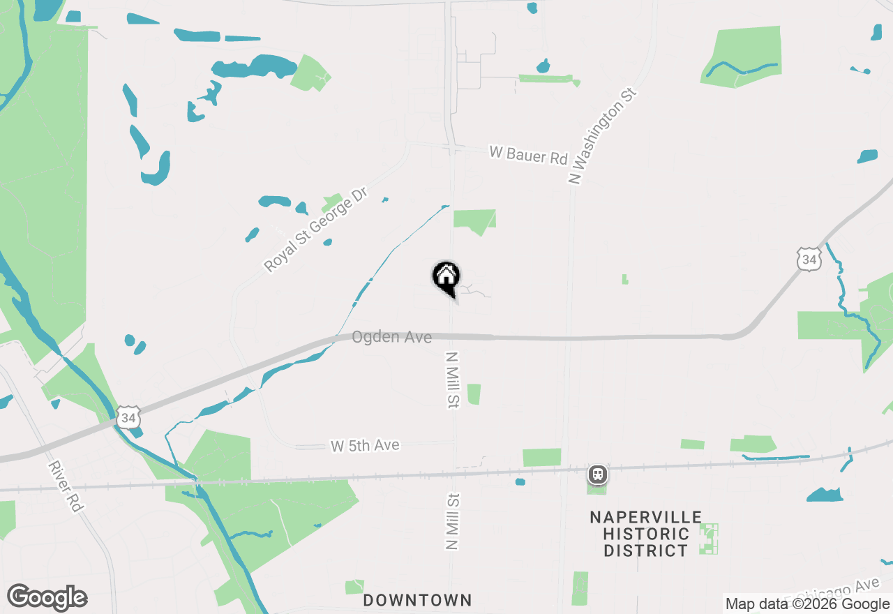 Map of 1001 N Mill Street #311, Naperville, IL 60563
