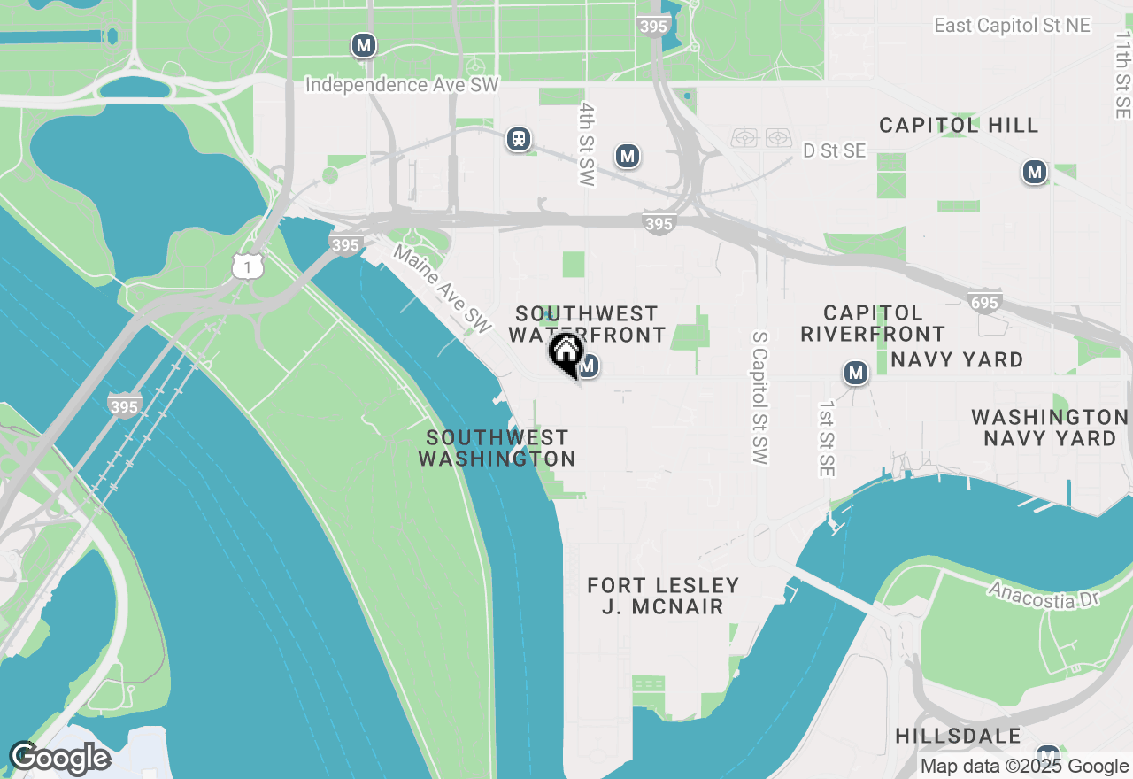 Map of 430 M Street Sw #N603, Washington, DC 20024