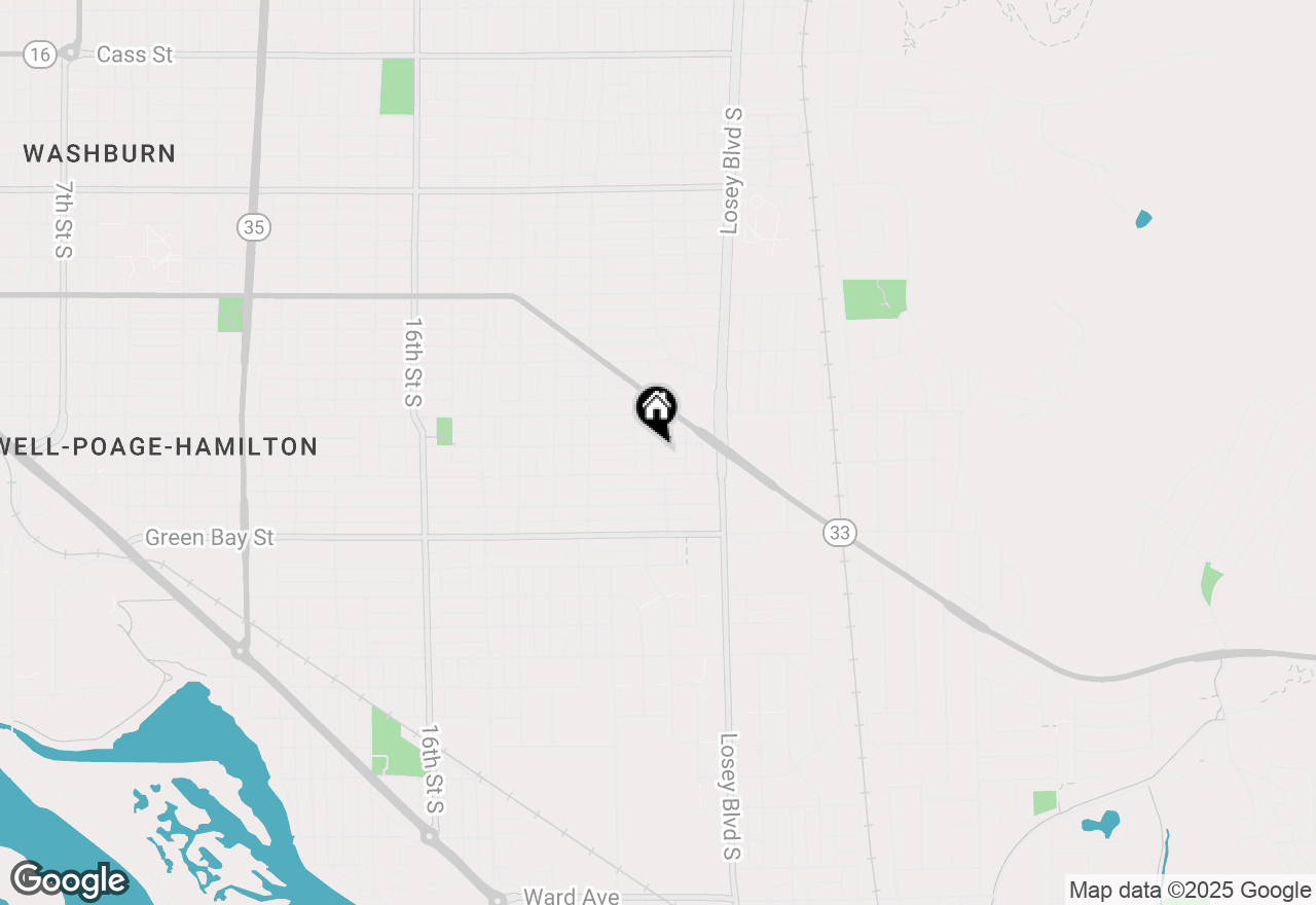 Map of 2204 Park Ave, La Crosse, WI 54601