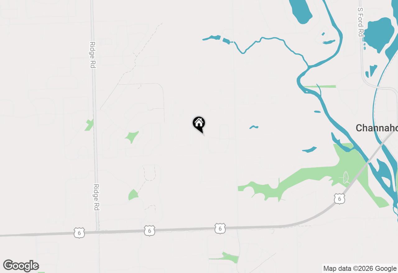 Map of 25130 S Westwind Drive, Channahon, IL 60410
