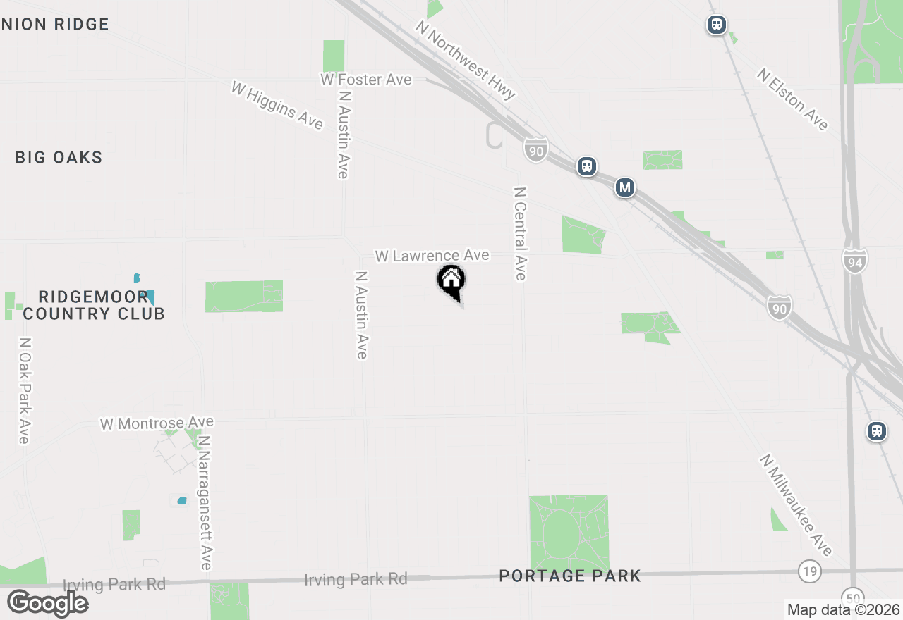 Map of 5748 W Eastwood Avenue, Chicago, IL 60630