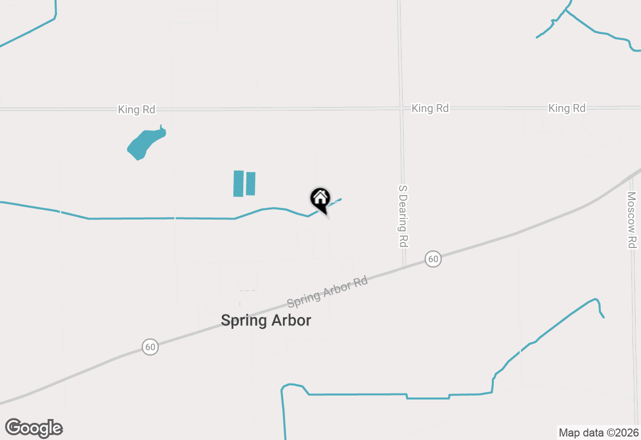 Map of 7052 Gilroy Court, Spring Arbor, MI 49283