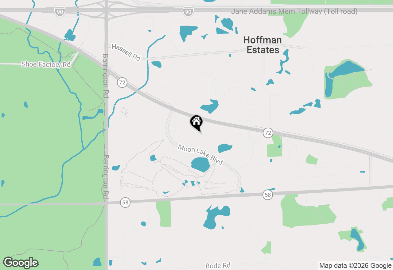 Map of 1541 Cornell Circle, Hoffman Estates, IL 60169