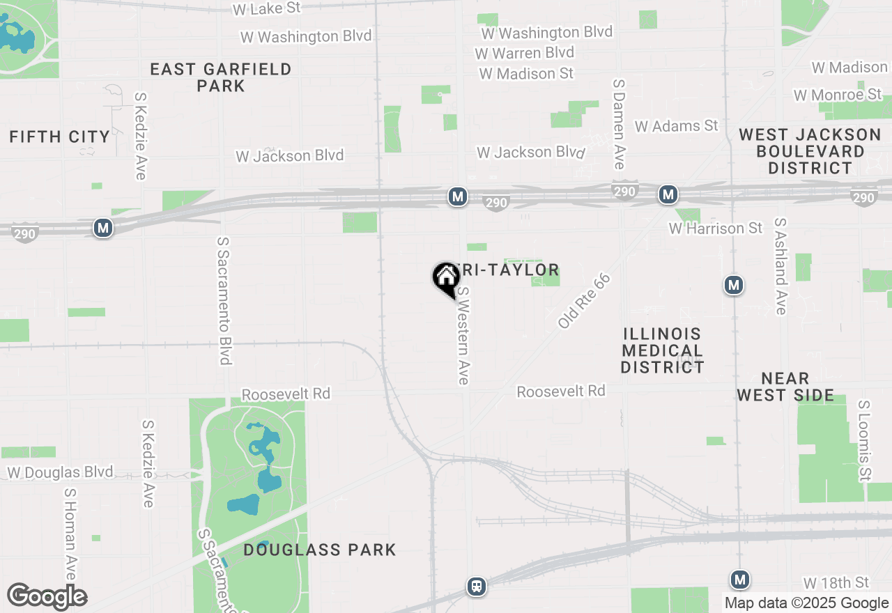 Map of 2426 W Arthington Street, Chicago, IL 60612