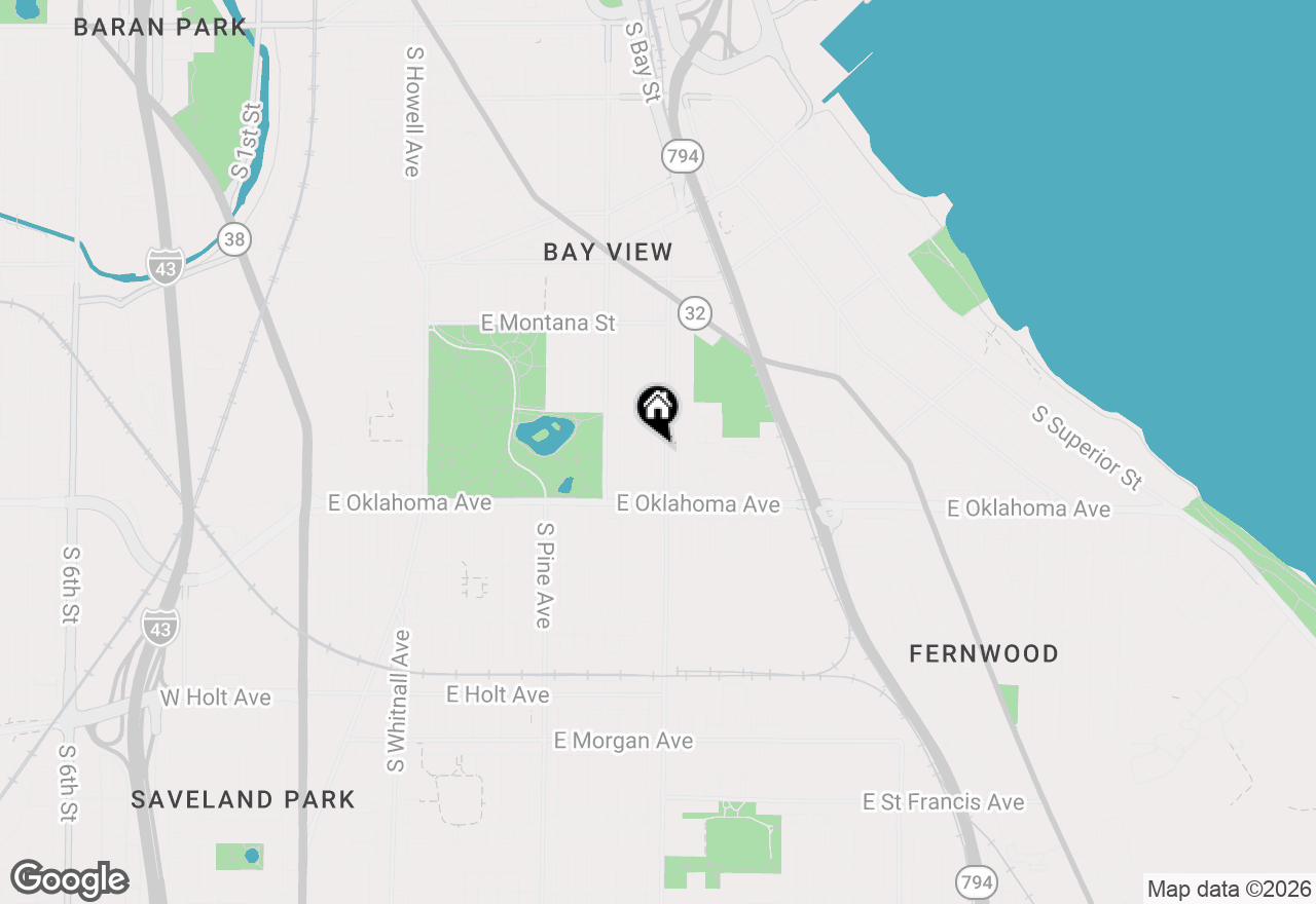 Map of 2993 S Clement Ave, Milwaukee, WI 53207