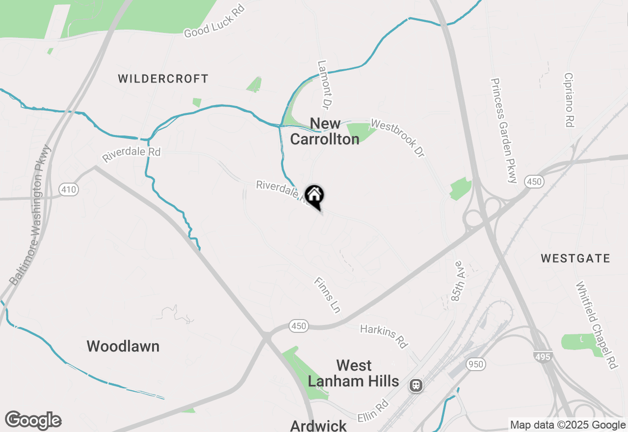 Map of 7507 Riverdale Road #2064, Hyattsville, MD 20784