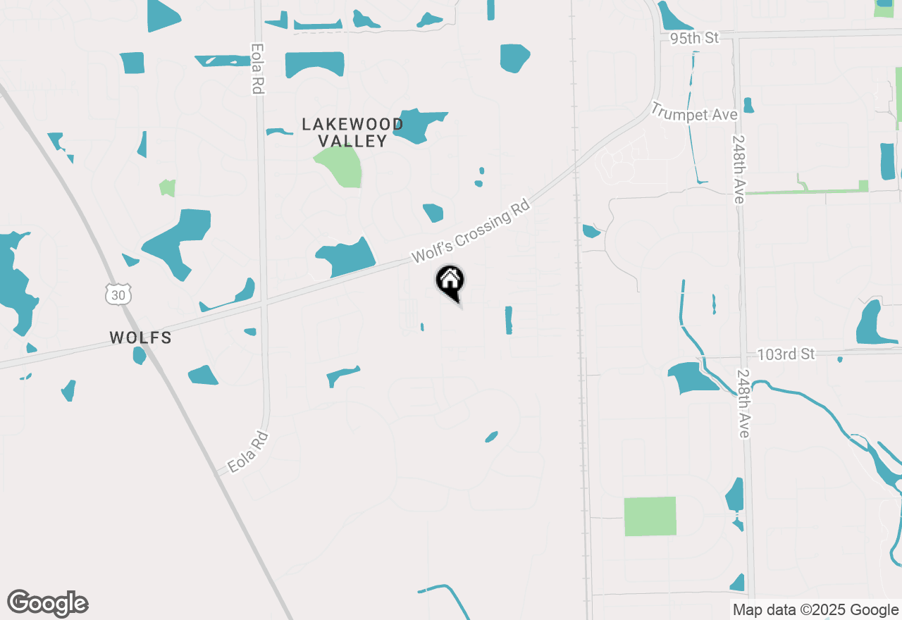 Map of 25523 W Schultz Street, Plainfield, IL 60585