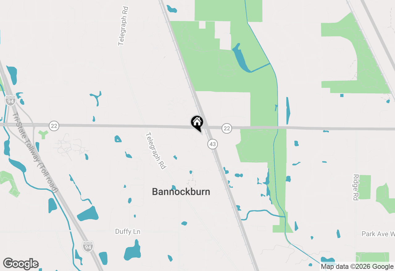 Map of 2 Dunsinane Lane, Bannockburn, IL 60015