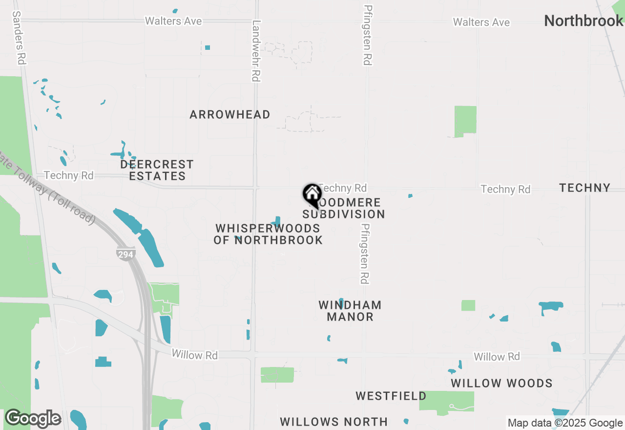 Map of 2128 Scotch Pine Lane, Northbrook, IL 60062